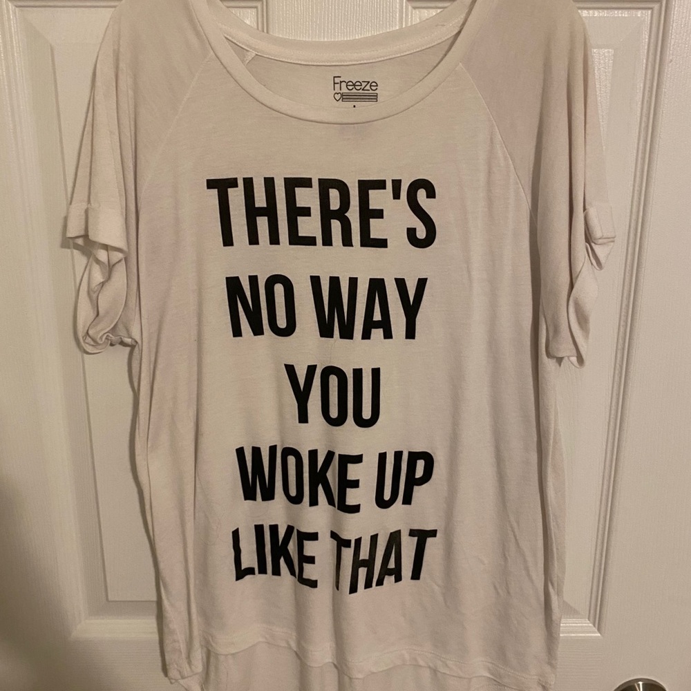 Soft White Graphic Tee